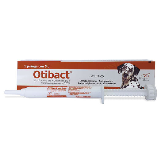 Vet. Otibact x 5 g Gel Ótico Jeringa para Perros, , large image number 0