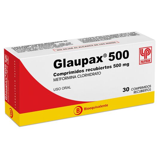 Glaupax 500 mg x 30 Comprimidos Recubiertos, , large image number 0