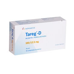 Tareg-D 160 mg/12.5 mg x 56 Comprimidos Recubiertos