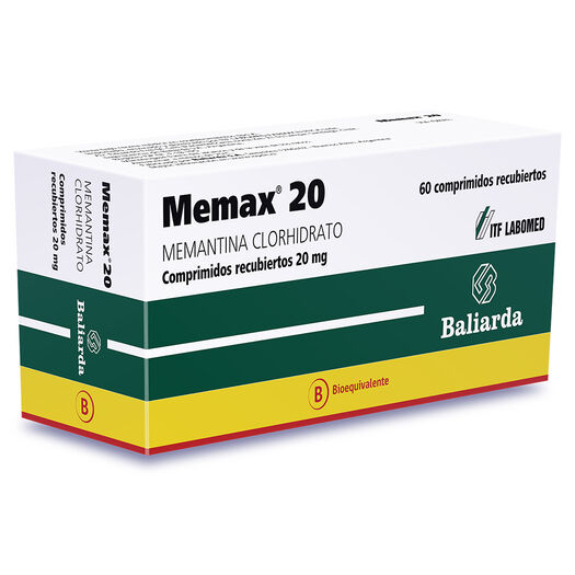 Memax 20 mg x 60 Comprimidos Recubiertos, , large image number 0