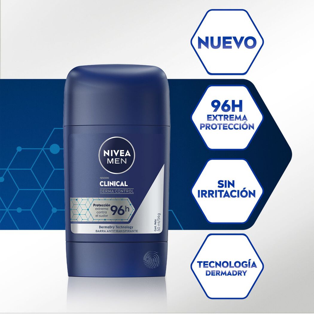 Desodorante NIVEA Derma Control Defend Barra 50ml, , large image number 2