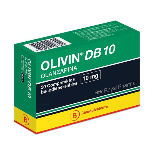 Olivin DB 10 mg x 30 Comprimidos Bucodispersables, , large image number 0