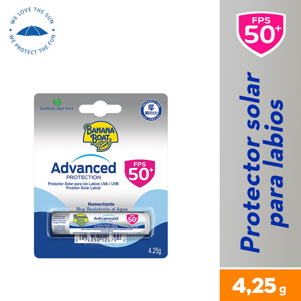 Protector Solar Banana Boat Labios Advanced Protetion FPS 50+ 4.25 g, , large image number 0