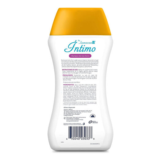 Shampoo Íntimo Lomecan V Aclarante 200 Ml, , large image number 1