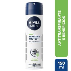 Nivea Men Sensitive Protect Secado R&aacute;pido Aerosol Antitranspirante 150 mL