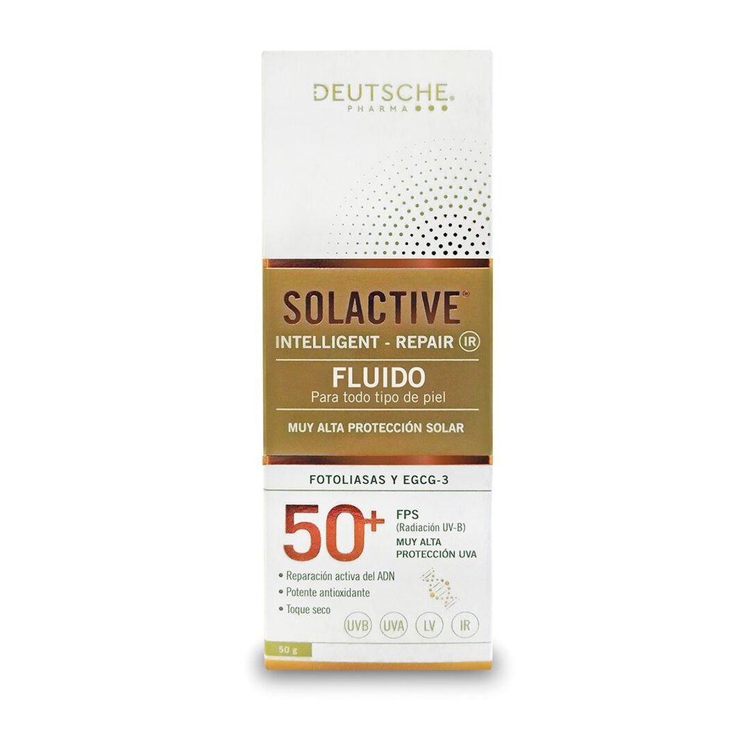 Protector Solar Solactive Fluido Piel Normal o Grasa FPS 50+ 50 g, , large image number 0