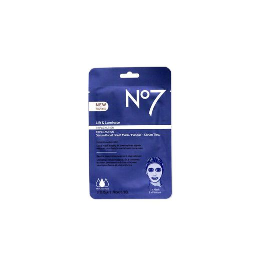 No 7 Mascarilla Serum Lift & Luminate X 1 Unidad, , large image number 0