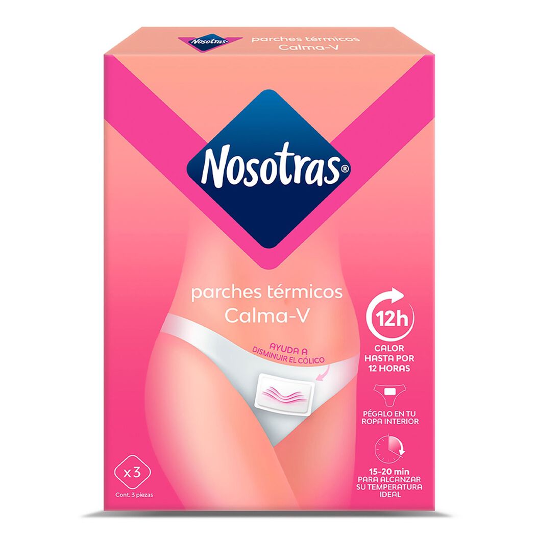 Parches T&eacute;rmicos Nosotras Calma-V x3, , large image number 1