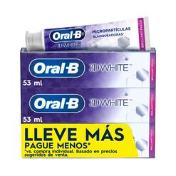 Pasta De Dientes Oral-B 3d White Brilliant Fresh 53ml, 3 Unidades