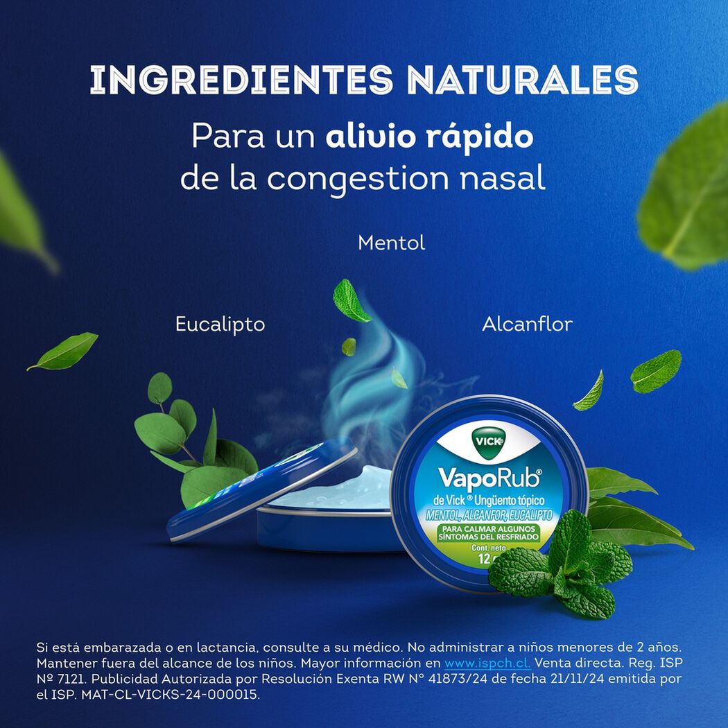 Vaporub x 12 g Ung&uuml;ento T&oacute;pico, , large image number 2