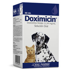 Vet. Doximicin 11.54 mg/ml x 60 ml Solución Oral Perros y Gatos