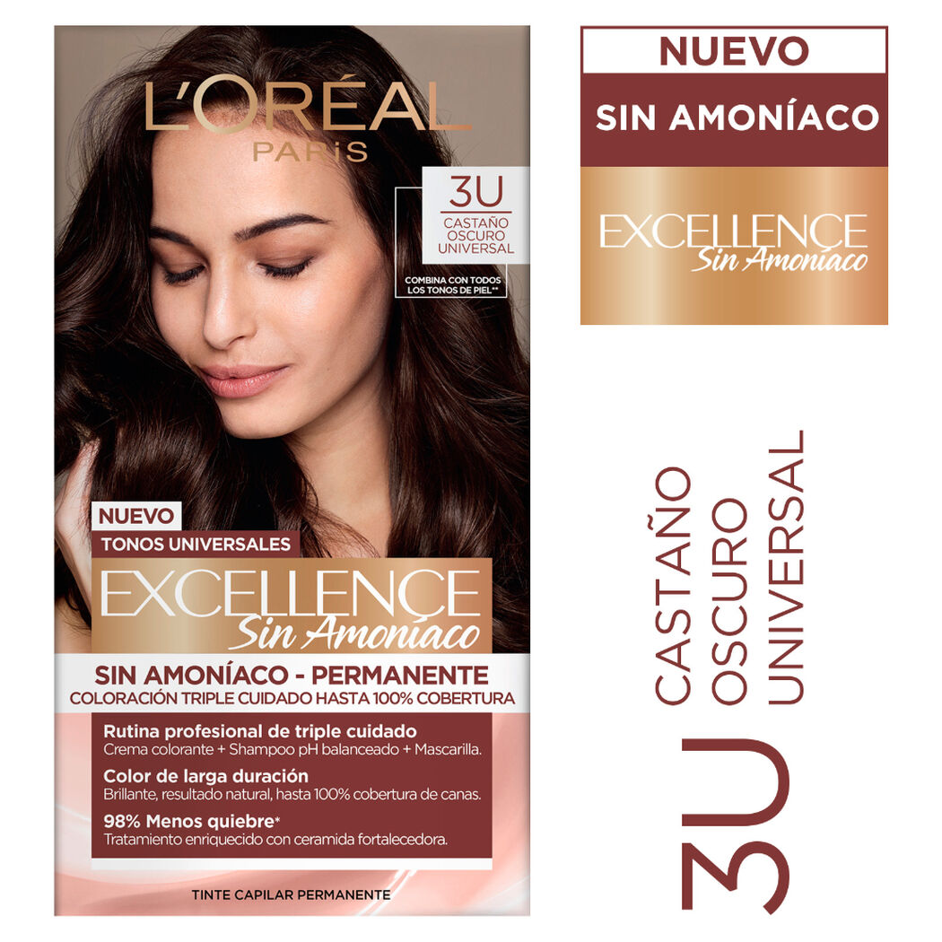 Tintura Excellence Sin Amoníaco Nudes 3U, , large image number 0