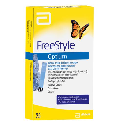 Freestyle Optium x 25 Tiras Reactivas, , large image number 0