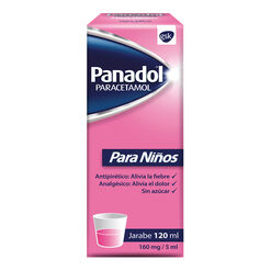 Panadol Infantil 160 mg/5 mL x 120 mL Jarabe