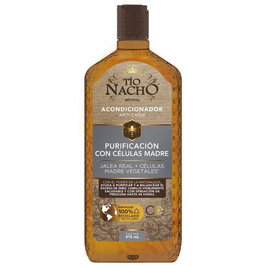 Pack Tío Nacho Células Madre 1 Shampoo + 1 Acondicionador C/U 415 Ml, , large image number 3