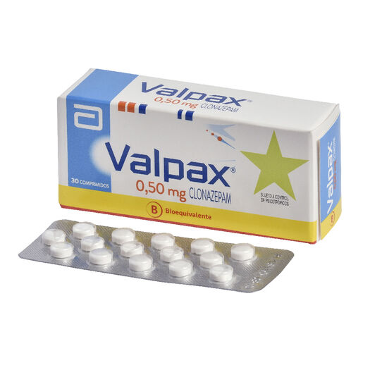 Valpax 0.5 mg Caja 30 Comp., , large image number 0