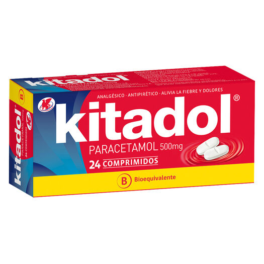 Kitadol 500 mg x 24 Comprimidos, , large image number 0