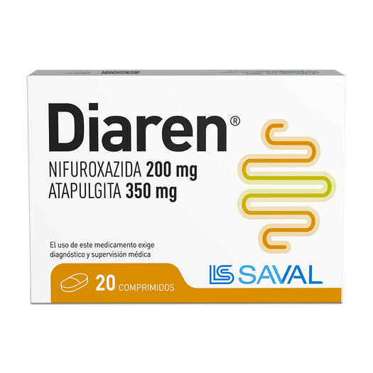 Diaren x 20 Comprimidos, , large image number 0