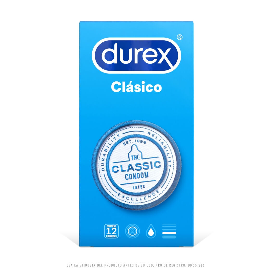 Durex Condones Cl&aacute;sico 12 unidades, , large image number 4