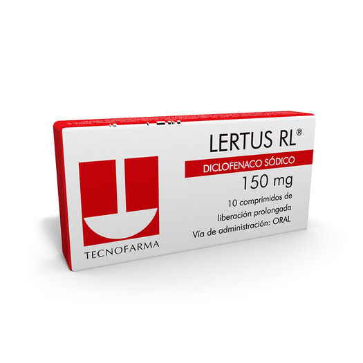 Lertus RL 150 mg x 10 Comprimidos de Liberación Prolongada, , large image number 0