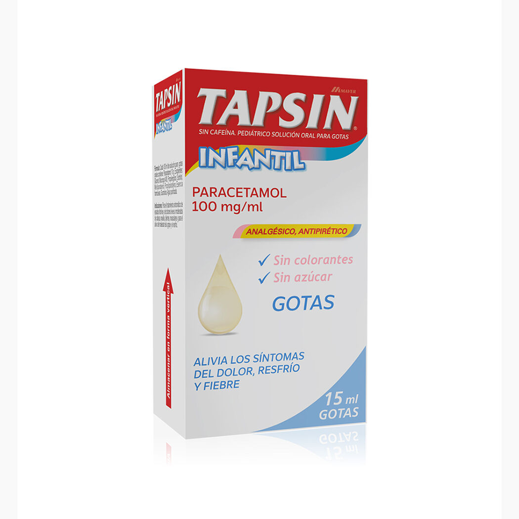 Tapsin 100 mg/mL  x 15 mL Solución Oral Para Gotas, , large image number 0