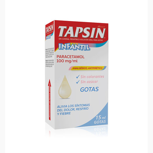 Tapsin 100 mg/mL  x 15 mL Solución Oral Para Gotas, , large image number 0