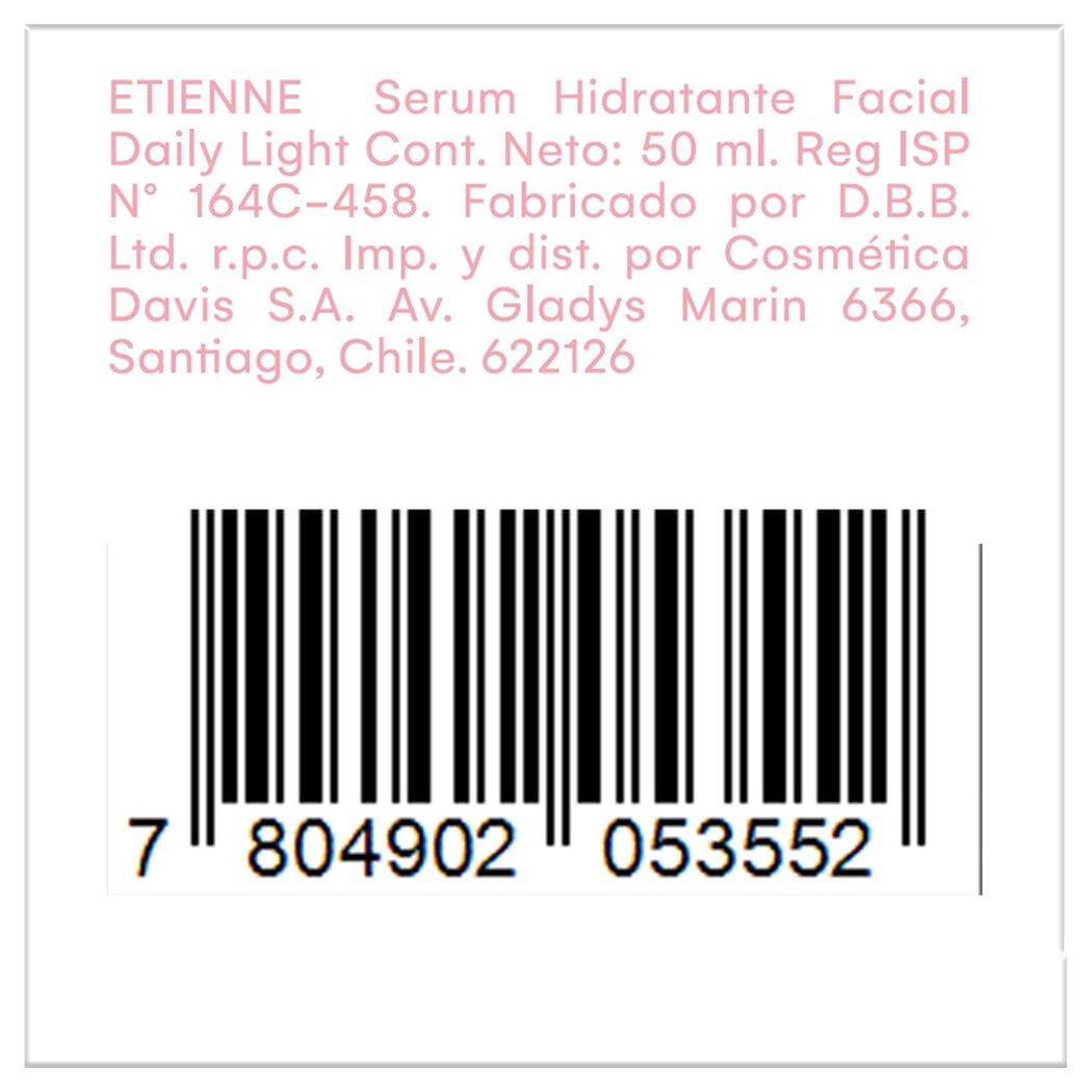 S&eacute;rum Hidratante Daily Light 50 ml Etienne, , large image number 4