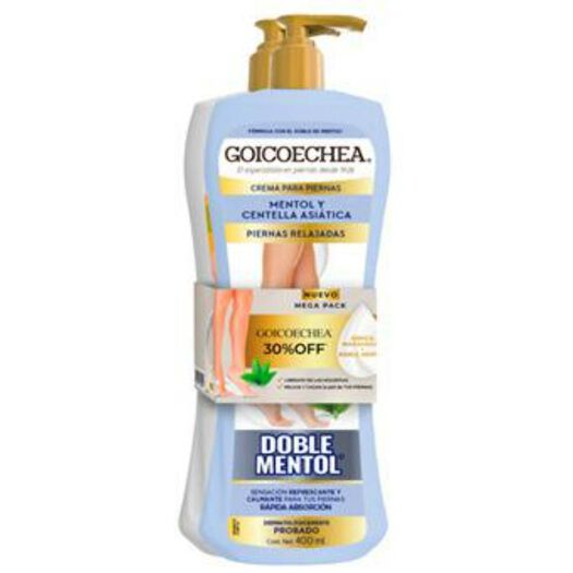 Pack Goicochea Doble Mentol 400Ml + Crema Árnica 400Ml, , large image number 0