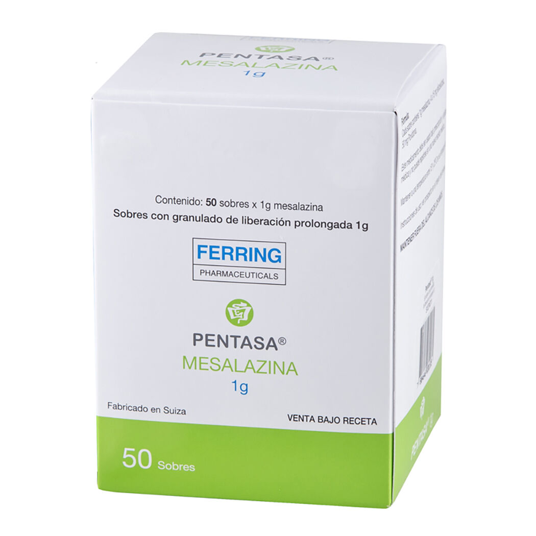 Pentasa 1 g LP x 50 Sachets, , large image number 0