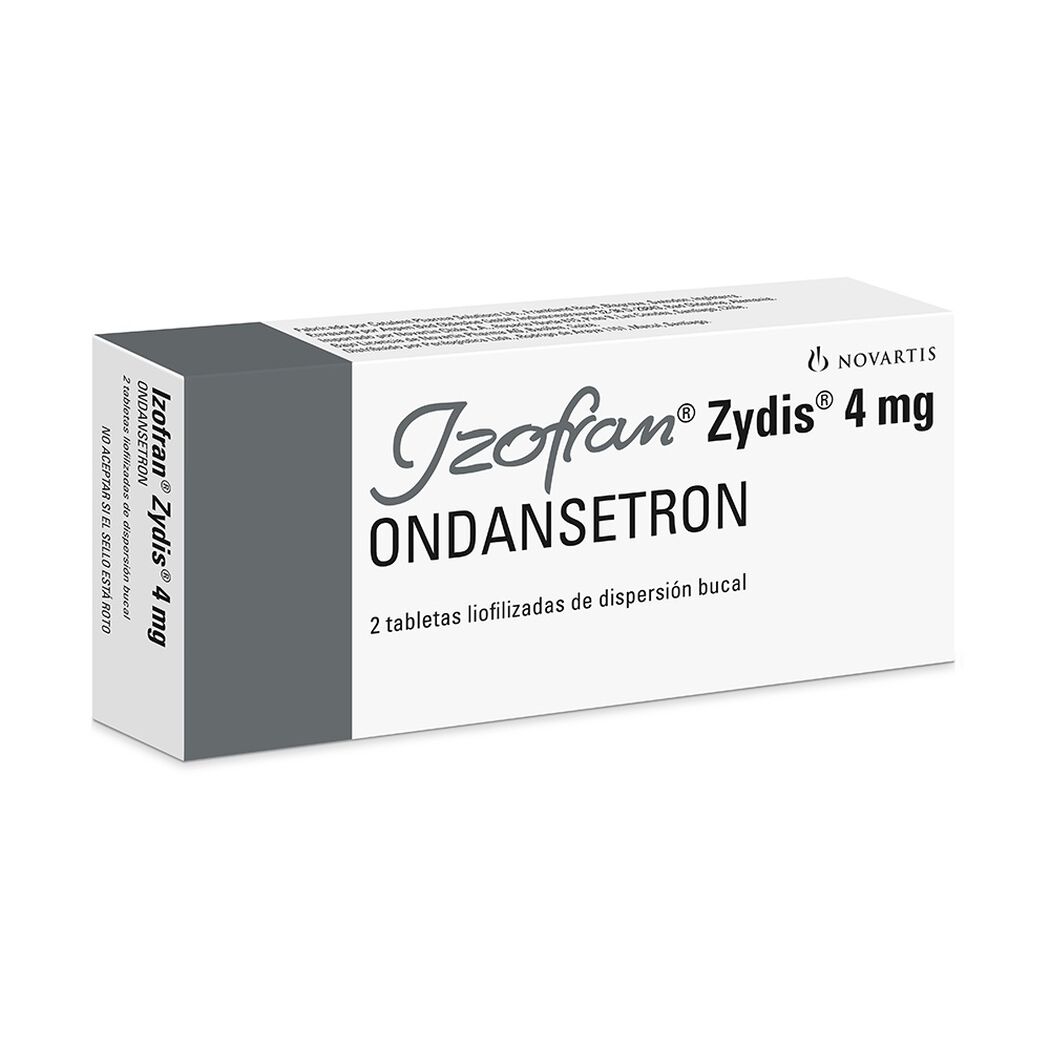 Izofran Zydis 4 mg x 2 Tabletas Liofilizadas de Dispersion Bucal, , large image number 0