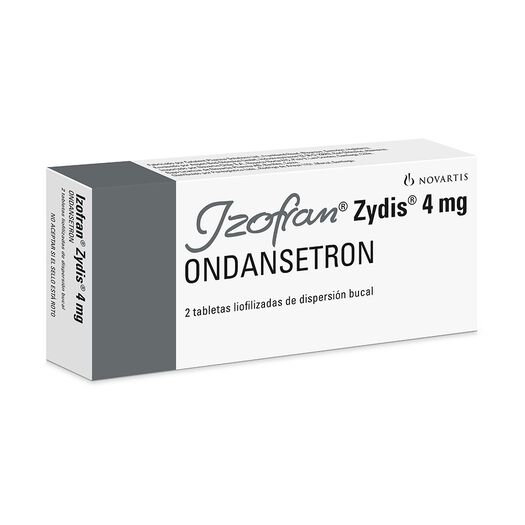 Izofran Zydis 4 mg x 2 Tabletas Liofilizadas de Dispersion Bucal, , large image number 0