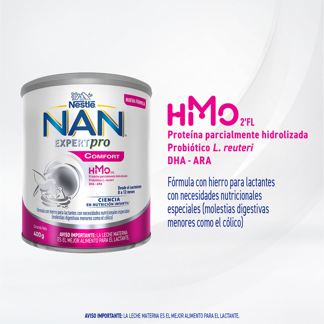 F&oacute;rmula Infantil Nan Expertpro Comfort Etapas 1 y 2 400 g, , large image number 1