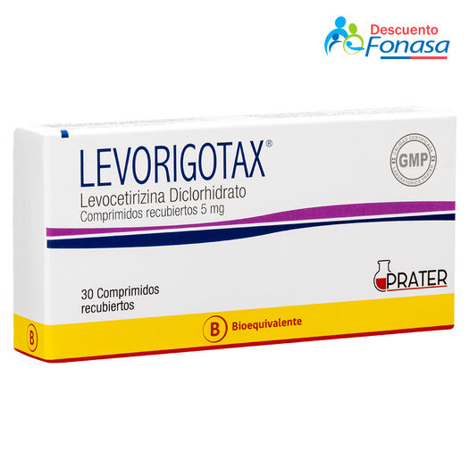 Levorigotax 5 mg x 30 Comprimidos Recubiertos, , large image number 0