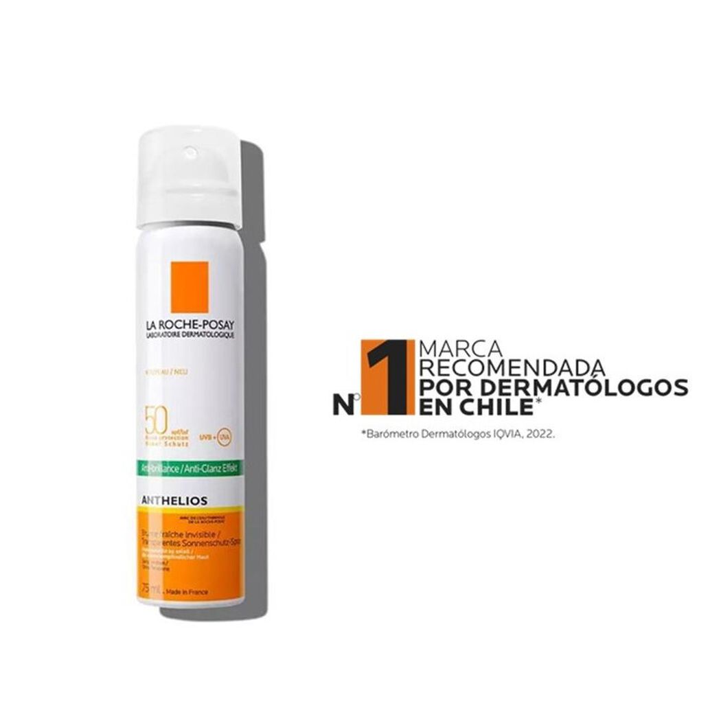 Protector Solar La Roche Posay Anthelios Bruma Rostro Fps50 75 mL, , large image number 1