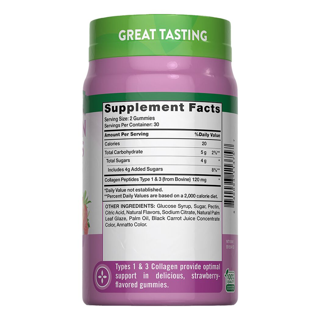 Gomitas Col&aacute;geno Nature's Truth Tipo 1+3 Fresa 60 un, , large image number 3