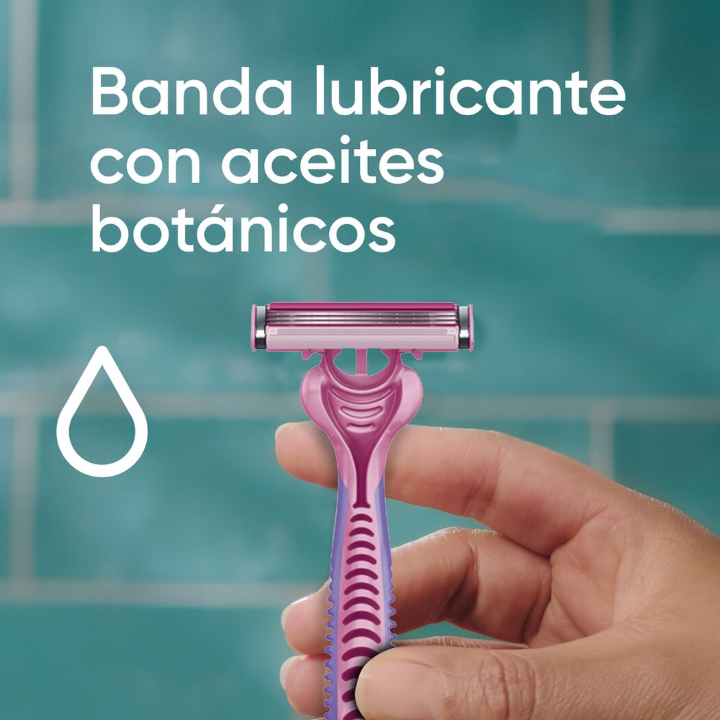 M&aacute;quina de Afeitar Gillete Prestobarba 3 Woman 2 un, , large image number 4