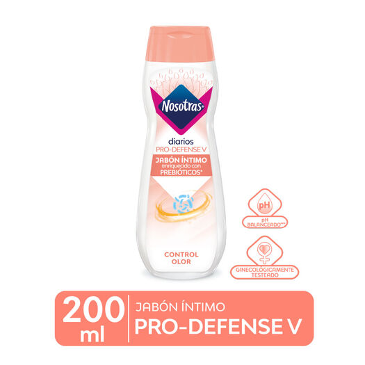 Jabón Intimo Nosotras Pro-Defense 200Ml, , large image number 0
