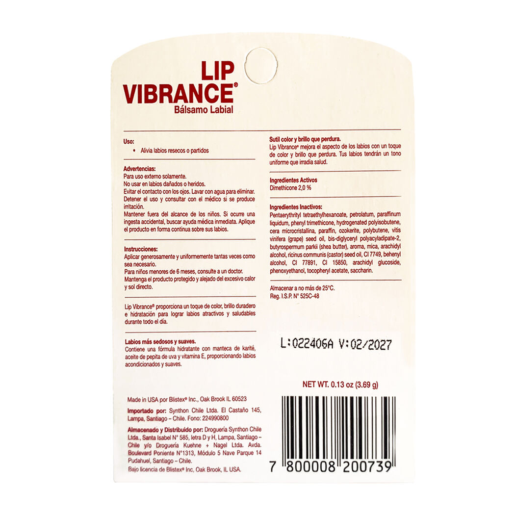 B&aacute;lsamo Labial Blistex Lip Vibrance FPS 15 3.69 g, , large image number 2
