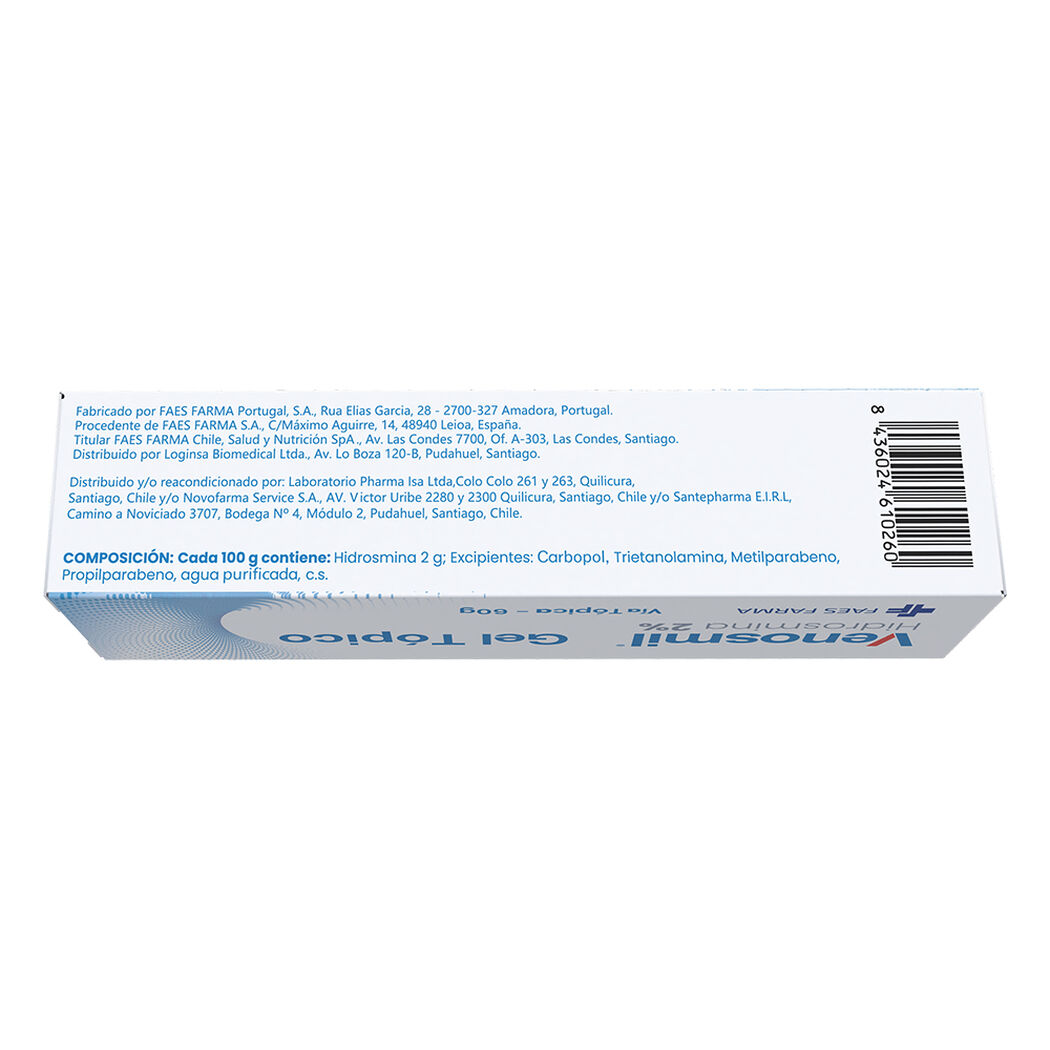 Venosmil 2 % x 60 g Gel Topico, , large image number 2