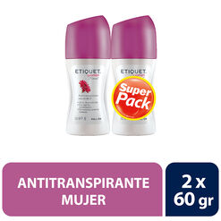 Etiquet Pack Antitranspirante Woman Roll - On Floral 60 g x 1 Pack