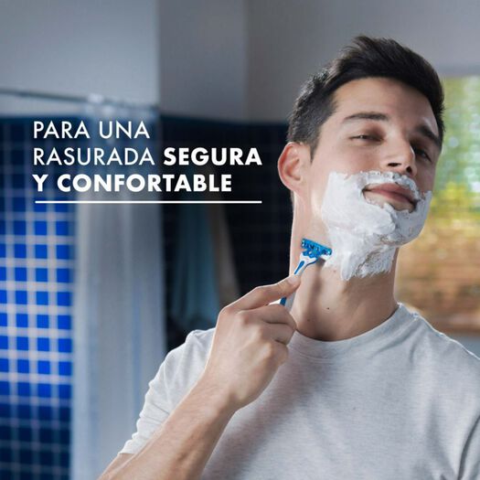 Máquinas Para Afeitar Gillette Derma Protección Desechables 4 Unidades, , large image number 2