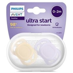 Chupete Philips Ultra Star Niña 0-2 Meses 2 un