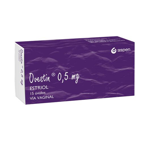 Ovestin 0.5 mg x 15 Óvulos Vaginales, , large image number 0