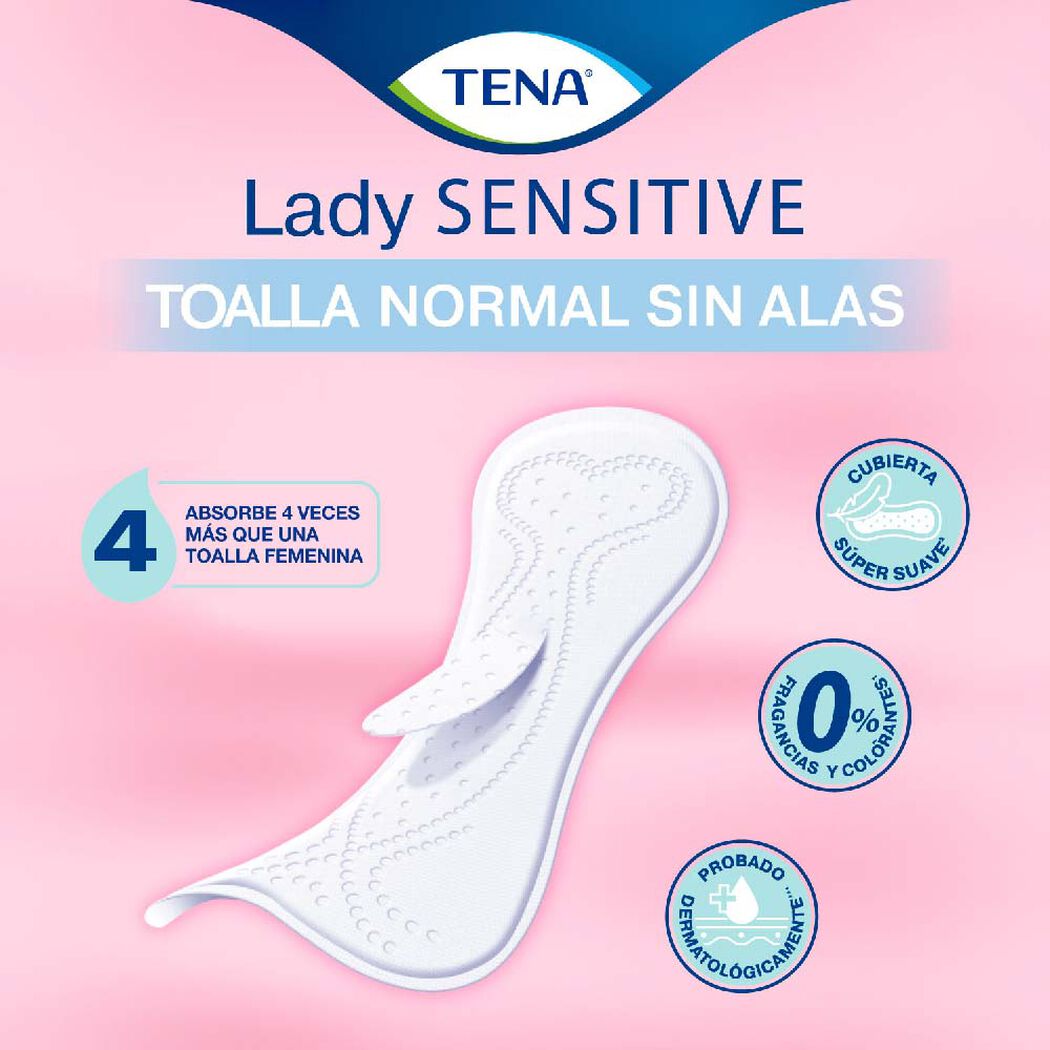 Toalla Tena Leve Lady Sens Normal 10Un, , large image number 2