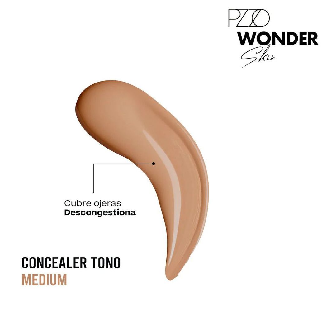 Corrector de Ojeras Petrizzio Wonder Skin Concealer Medium 14 ml, , large image number 1