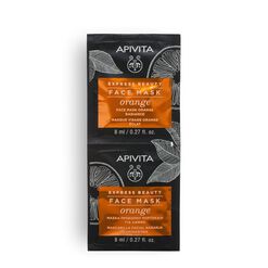 Mascarilla Iluminadora con Naranja de rostro 2x8ml Apivita
