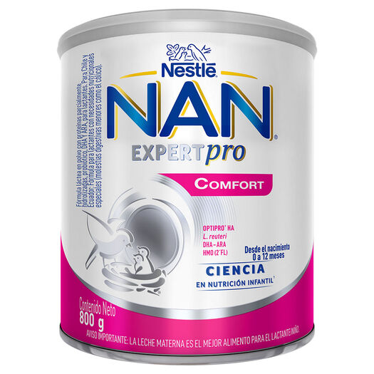 Fórmula Infantil Nan Expertpro Comfort Etapas 1 y 2 800 g, , large image number 0