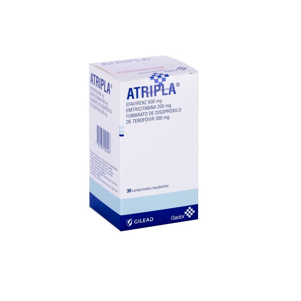 Atripla Caja 30 Comprimidos, , large image number 0