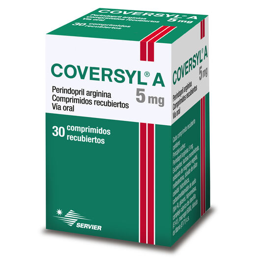 Coversyl A 5 mg x 30 Comprimidos Recubiertos, , large image number 0