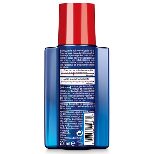 Loción Alpecin Cafeína Líquida Energizante 200 mL, , large image number 1